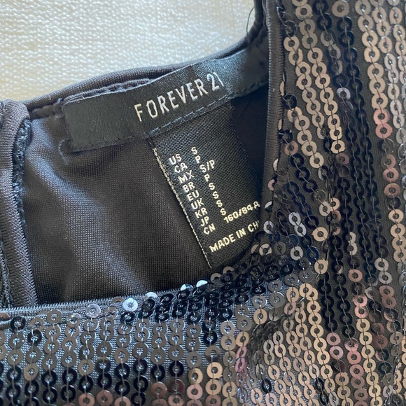 Black Sequin Dress - Picture 5 of 6